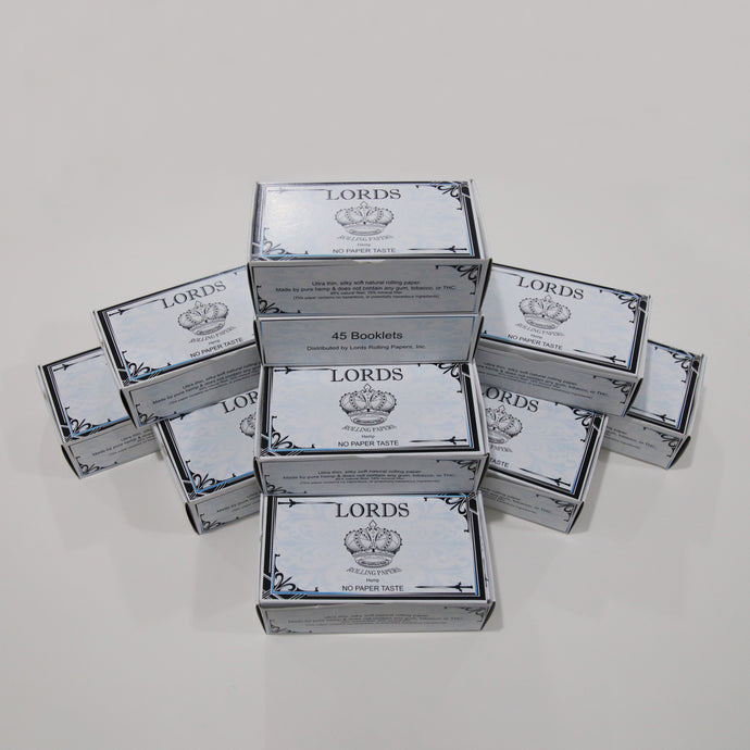 10 Boxes of Organic/Natural Unrefined No Gum Rolling Papers (60 Leaves/Papers in Pack)