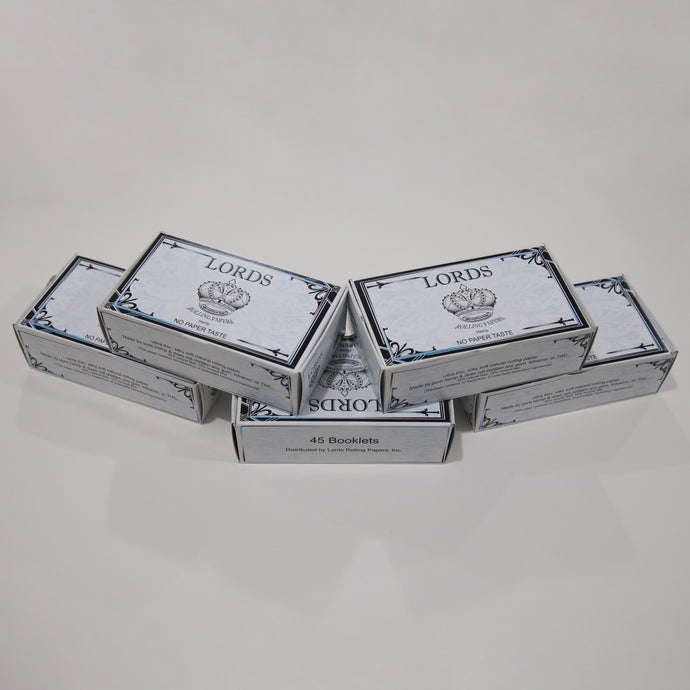 5 Boxes of Organic/Natural Unrefined No Gum Rolling Papers (60 Leaves/Papers in Pack)